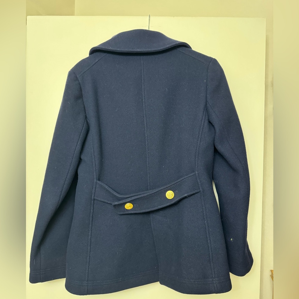 J. Crew Stadium Nello Gori Peacoat 8 - Picture 4 of 12